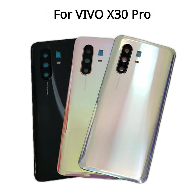 Back Cover For VIVO X30 Pro V1938T Battery Cover Back Glass Rear Door Housing Case Replacement with Camera lens