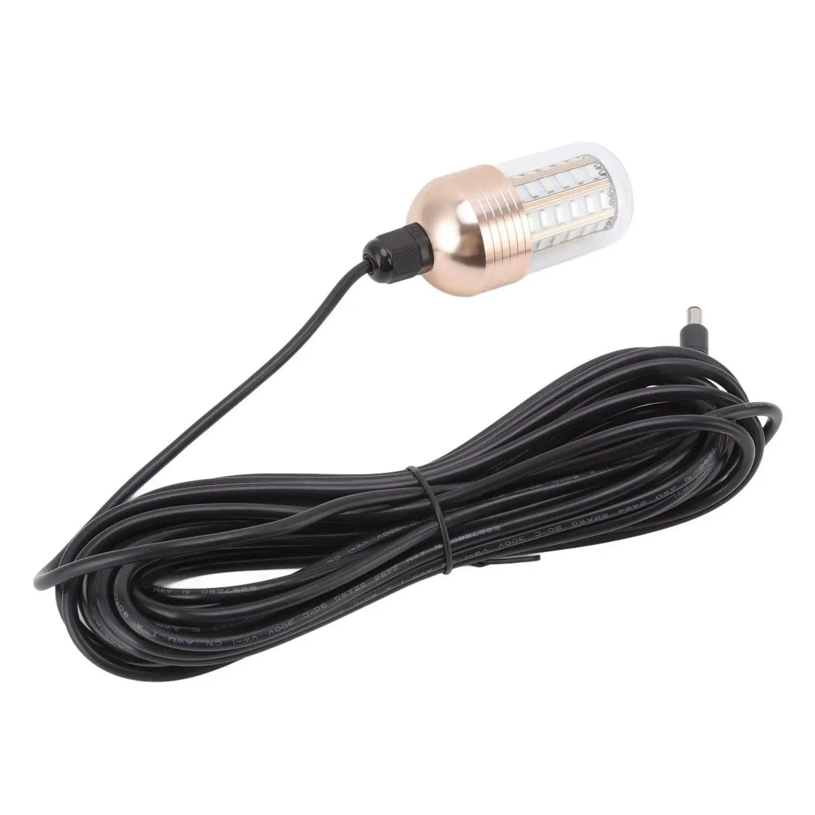 مصباح صيد غاطس 60 تحت الماء ليلاً مصباح صيد مقاوم للماء معدات صيد الأسماك