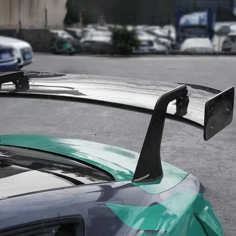

Carbon Fiber GT Style Rear Trunk Spoiler Wing with High Polished Suace and Screw Easy Installation for Musta 2024+