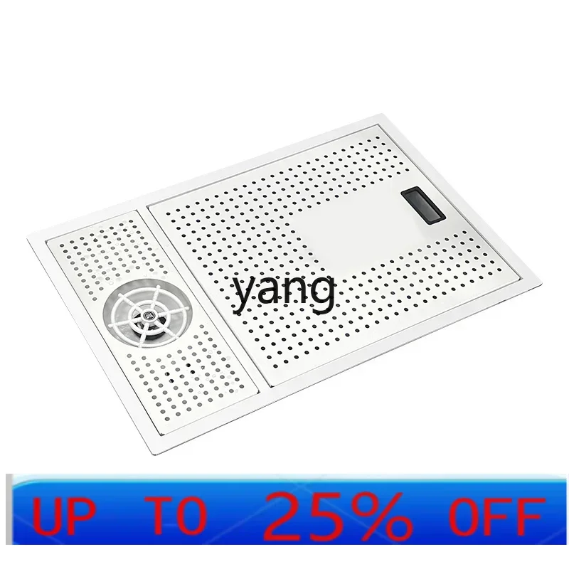 CX sink invisible small single slot 304 stainless steel middle island kitchen mini vegetable basin