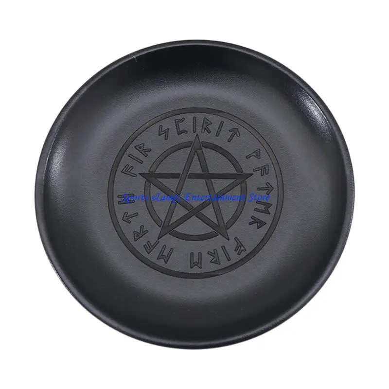 

G7NF Stainless Candlestick Table Altars Plate Divinations Ceremony Decors