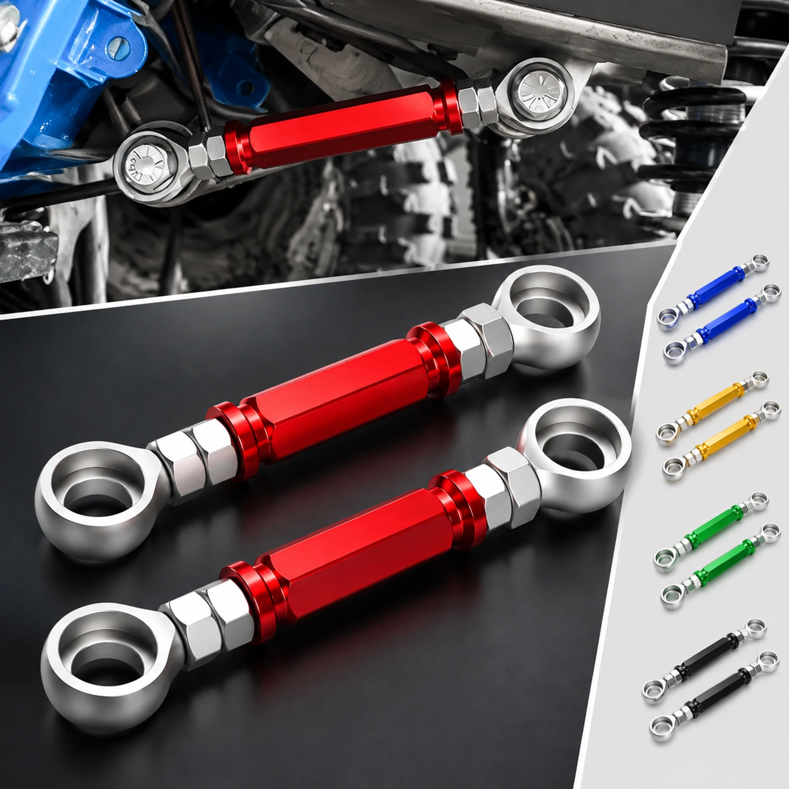 CNC Adjustable Suspension Lowering Link Kit For Suzuki GSX-8R GSX-8S GSX-8T GSX-8TT Motorcycle Rear Suspension Drop Link Parts