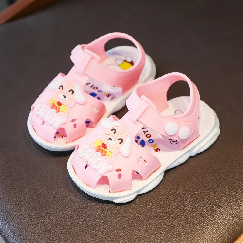 kids shoes waterproof plastic baby sandals for boys and girls non-slip soft-soled toddler shoes