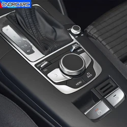 Car Accessory For Audi A3 8V 2013-2018 LHD Center Console Gearshift Electronic Handbrake Buttons Sequins Decoration Sticker Trim