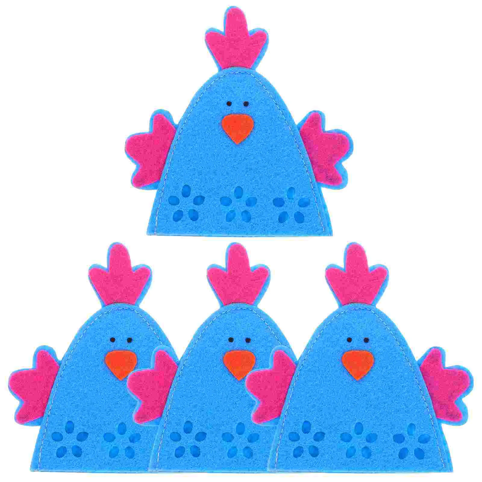 

4 Pcs Easter Egg Set Baskets for Fresh Eggs Decorations Home Farmhouse Boiled Holder Cup Decorate Cups Bags