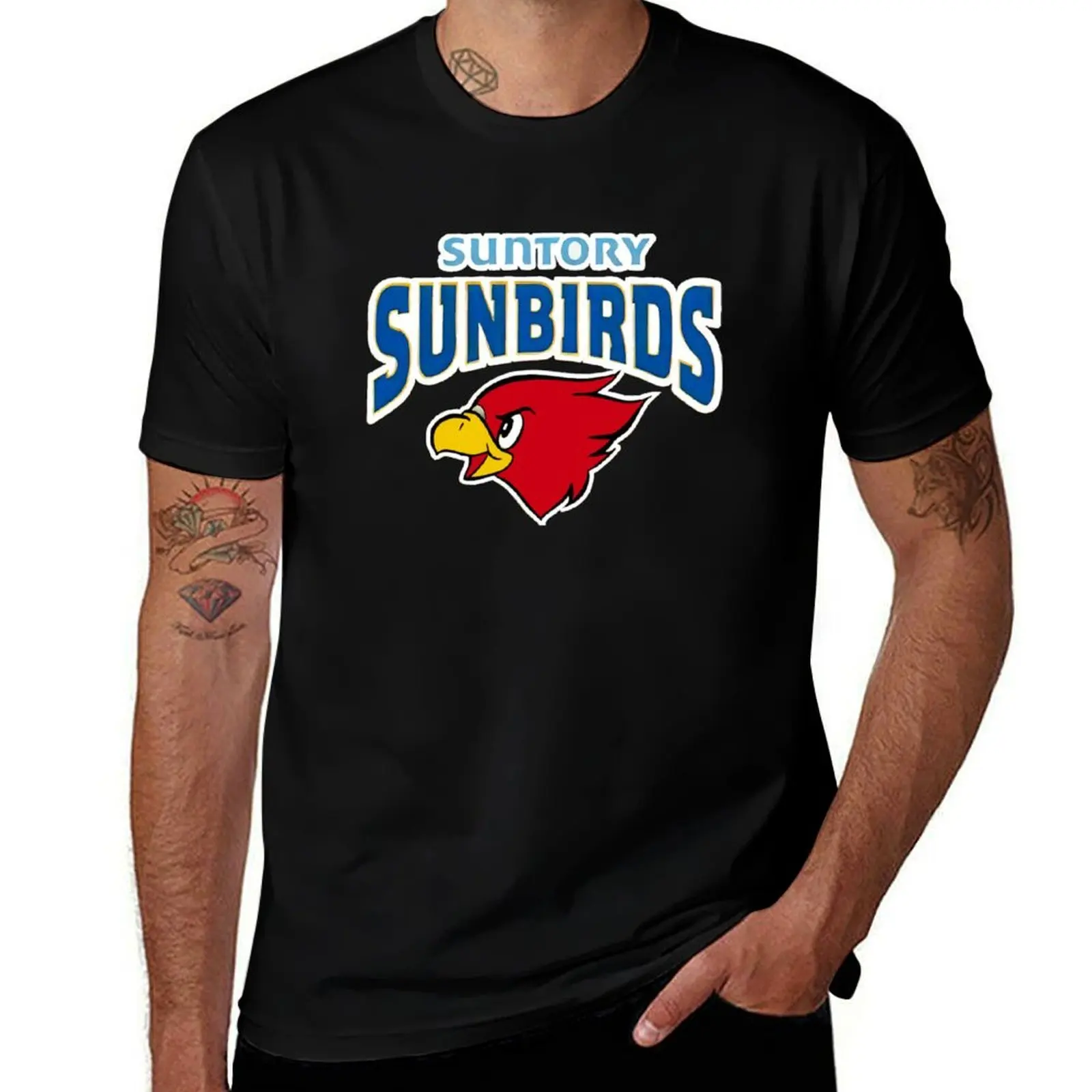 

Suntory Sunbirds Crest/Logo T-Shirt tshirts personalised anime clothes custom t-shirts plus size clothes designer t shirt men
