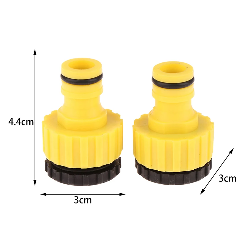 2pcs Plastic Faucet Universal Water Pipe Butt Repairer Faucet Converter Connector Accessories