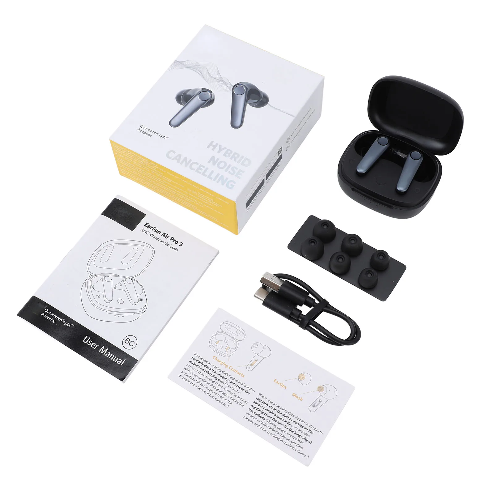 Auricolari wireless Auricolari wireless Bluetooth 5.3 con cancellazione del rumore 6 microfoni IPX5 Auricolari resistenti all'acqua 45 ore di riproduzione prolungate