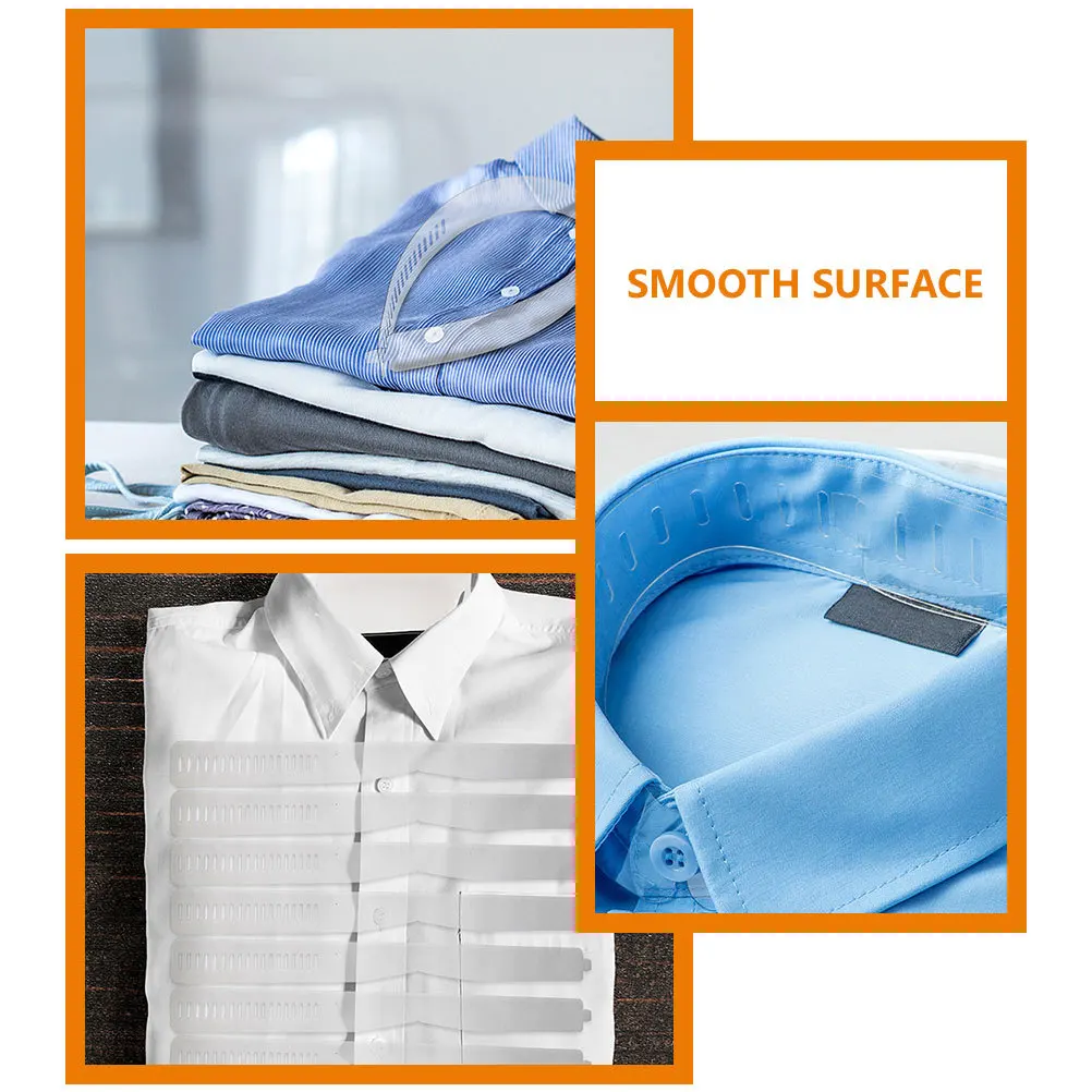 80Pcs 스트립 조정 가능한 셔츠 칼라 고정 용품 플라스틱 소재 절묘한 솜씨 내구성 사용