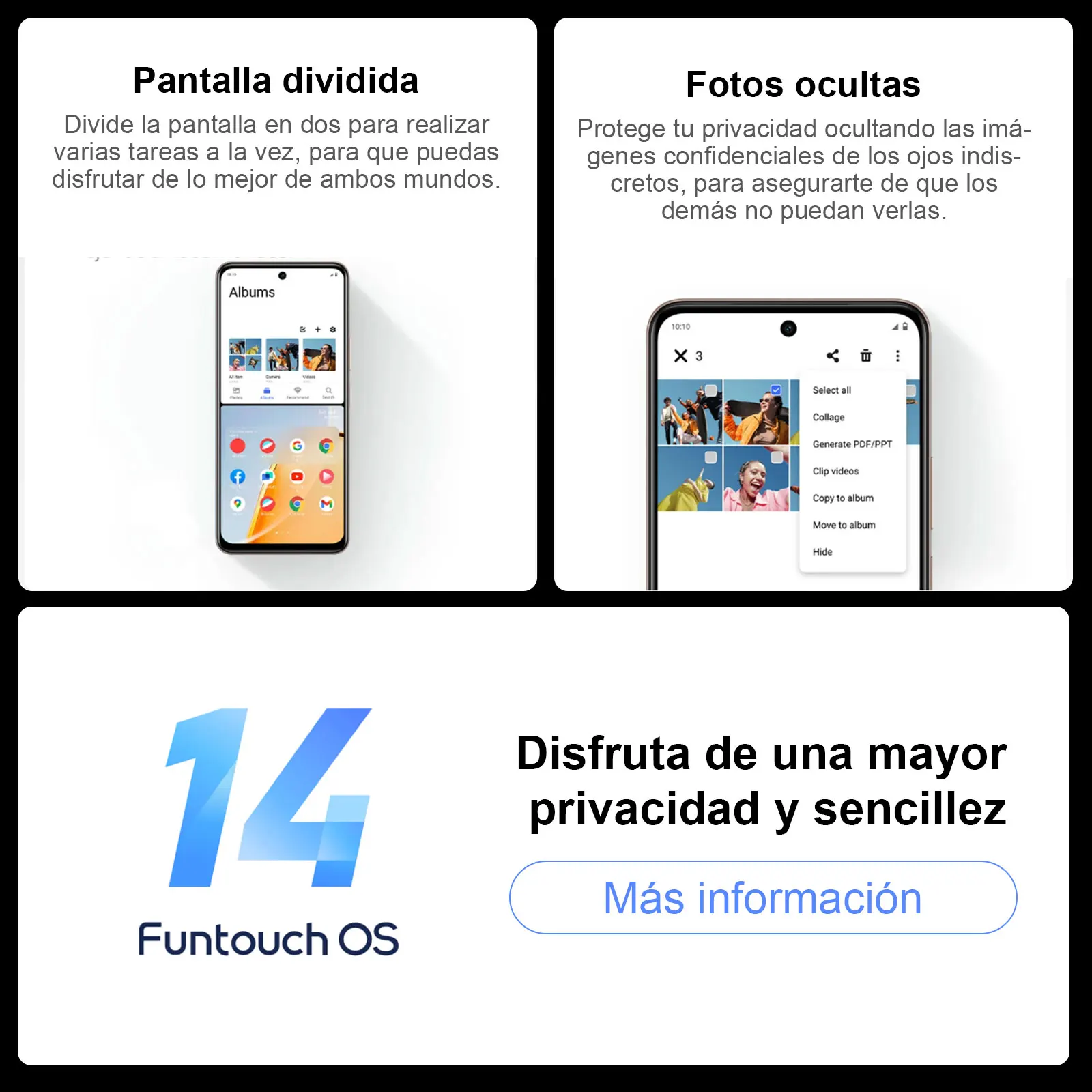 هاتف ذكي VIVO Y28 بسعة 8 جيجابايت + 256 جيجابايت، وذاكرة وصول عشوائي ممتدة 8 جيجا + 8 جيجا، وشاشة LCD 6.68 بوصة 90 هرتز، وكاميرا رئيسية 50 ميجابكسل، وبطاري