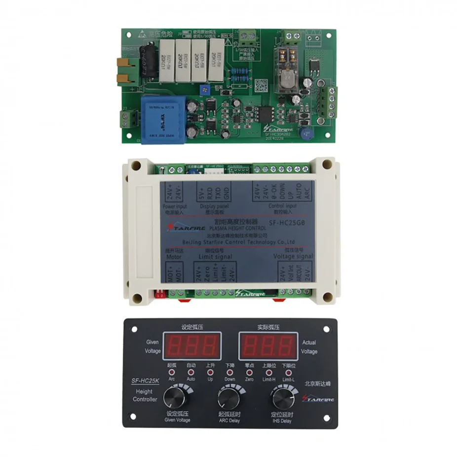 HOT THC SF-HC25K Plasma Torch Height Controller Plasma THC w/ Encoder manopole per macchine da taglio al Plasma CNC SF-HC25G