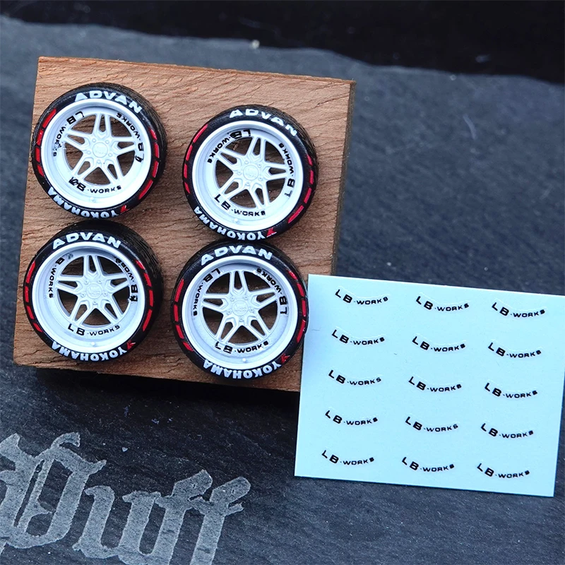 PuffStudio_1/64 Hub Diameter 8.5/8.8mm Plug-in Hub Suitable for 1:64 Car Model Modification Accessories view 5