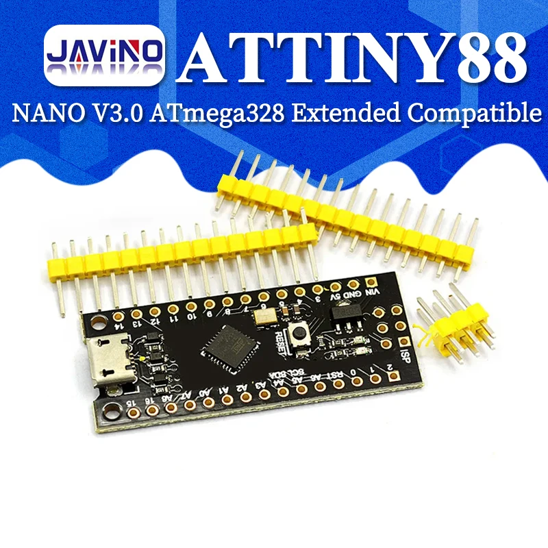 Upgraded /NANO V3.0 ATmega328 Extended Compatible for arduino ATTINY88 Micro Development Board 16Mhz /Digispark ATTINY85