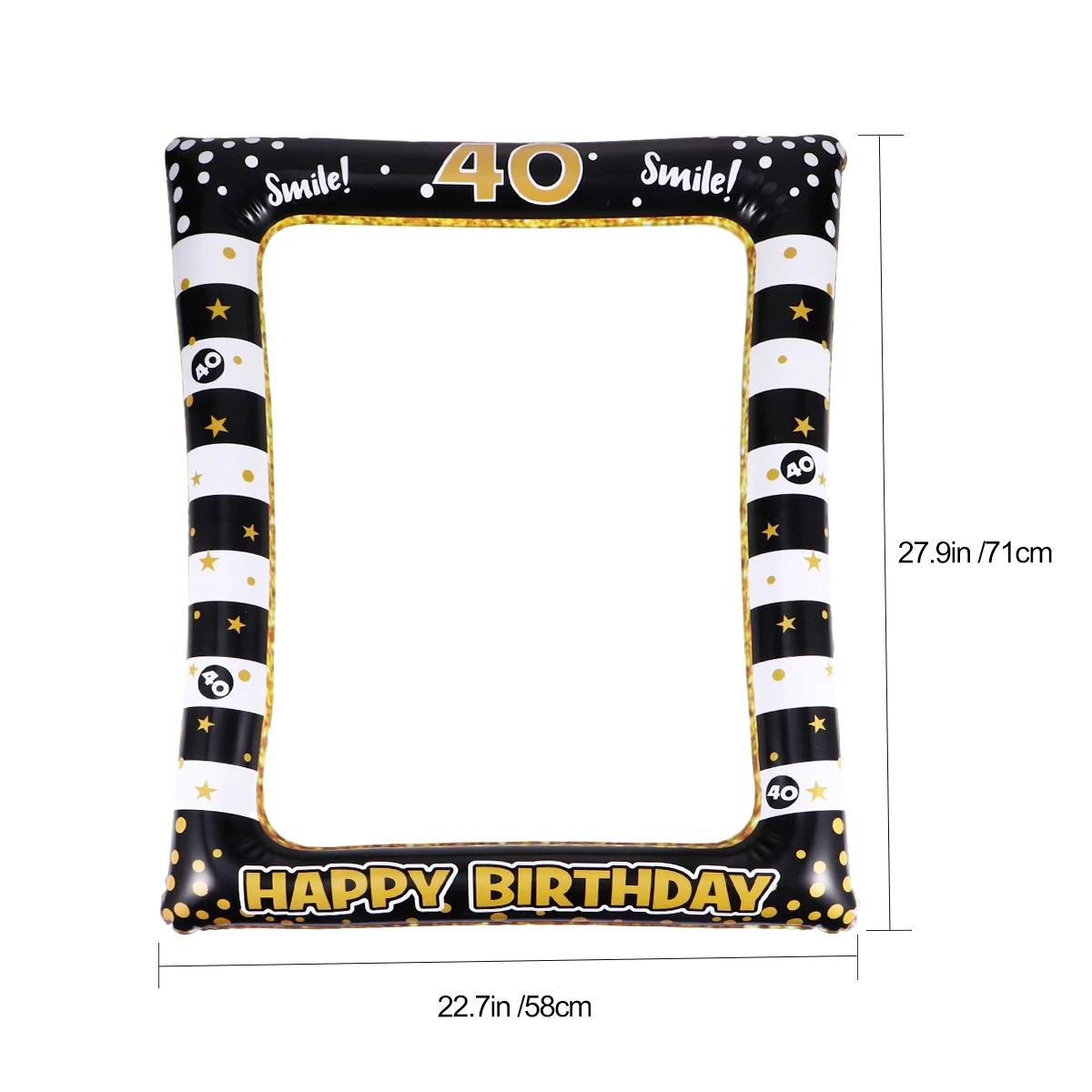 Photo Props Inflatable Frame Photobooth Birthday Plastic Child