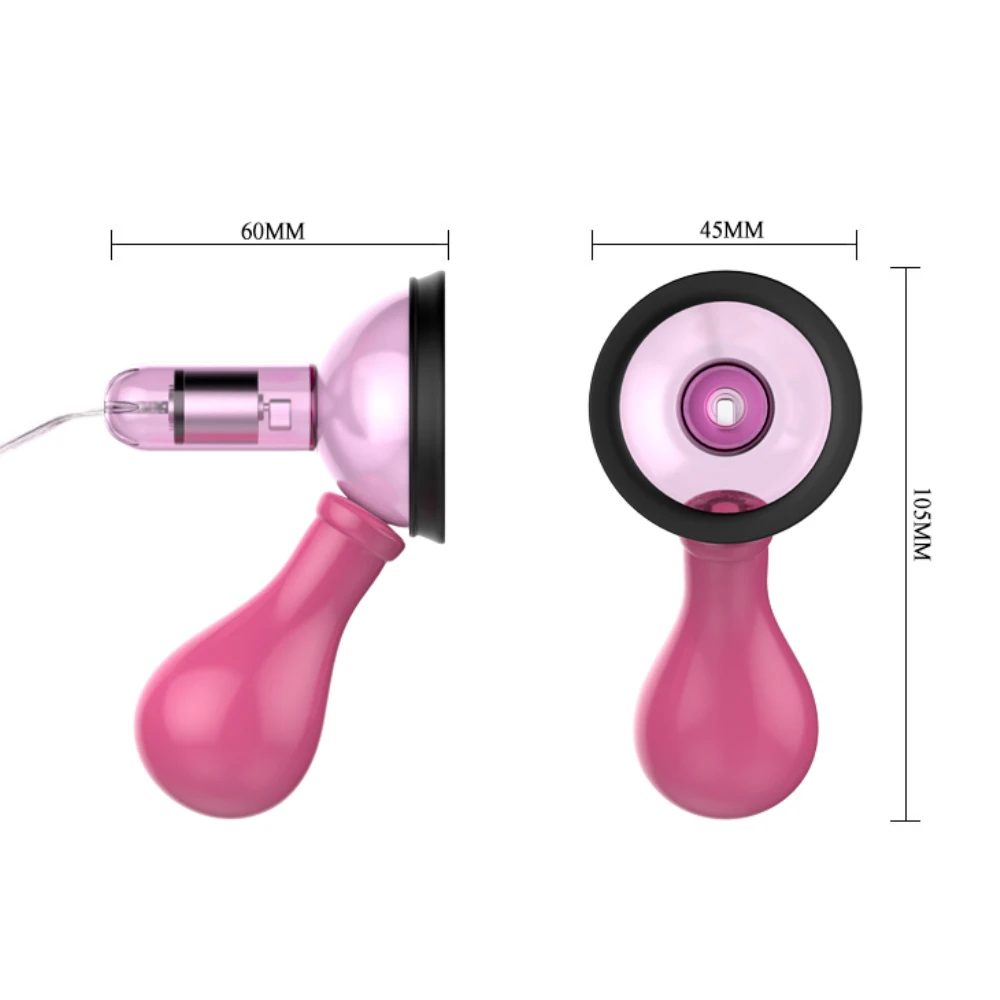 YEMA 7-speed Vibration Vibrator Breast Pump Nipple Stimulator Vacuum Suction Cup Adult Female Sex Toy for Woman Sexy Products