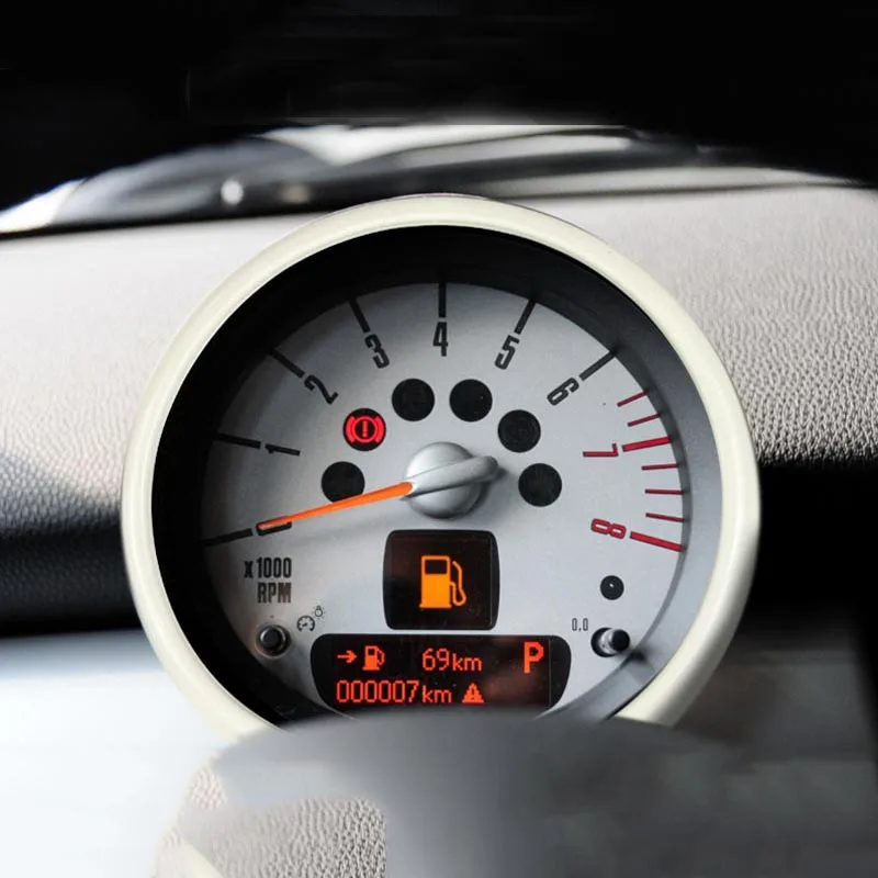For BMW MINI R55 R56 R57 R58 R59 R60 R61 Car Accessories Car Tachometer Trim Ring Instrument Panel Dashboard Modification Cover