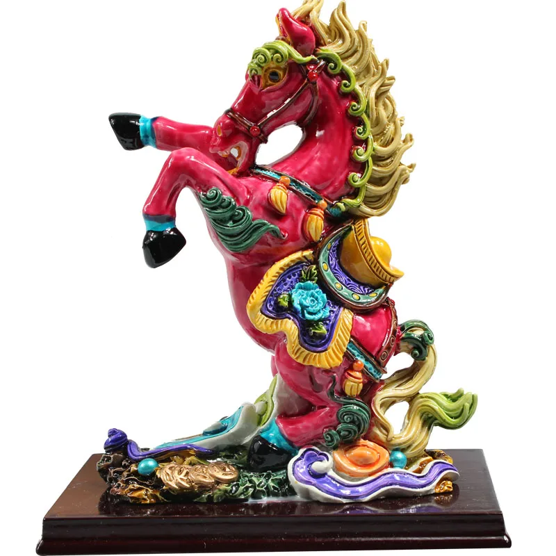 Jichenxuan Jiaozhi Colored Pottery is on the rise as a large decorative item, handicraft gift figure  decoration  decor