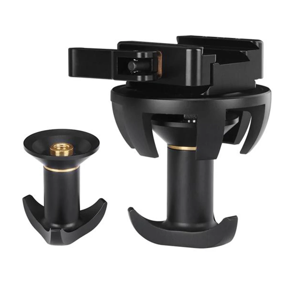 Mini Ball Head 360 Degree Rotatable Screw 3/8 Tripod Mount Adapter Portable Flexible Black for DSLR SLR Cameras Camcorder Film