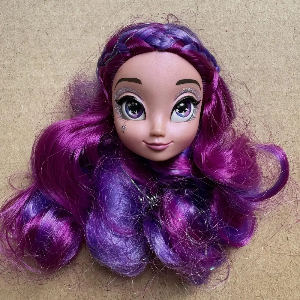1/6 Princess Doll Heads Solid Girls Head For 30cm Body Kids DIY Toys Birthday Gifts view 2