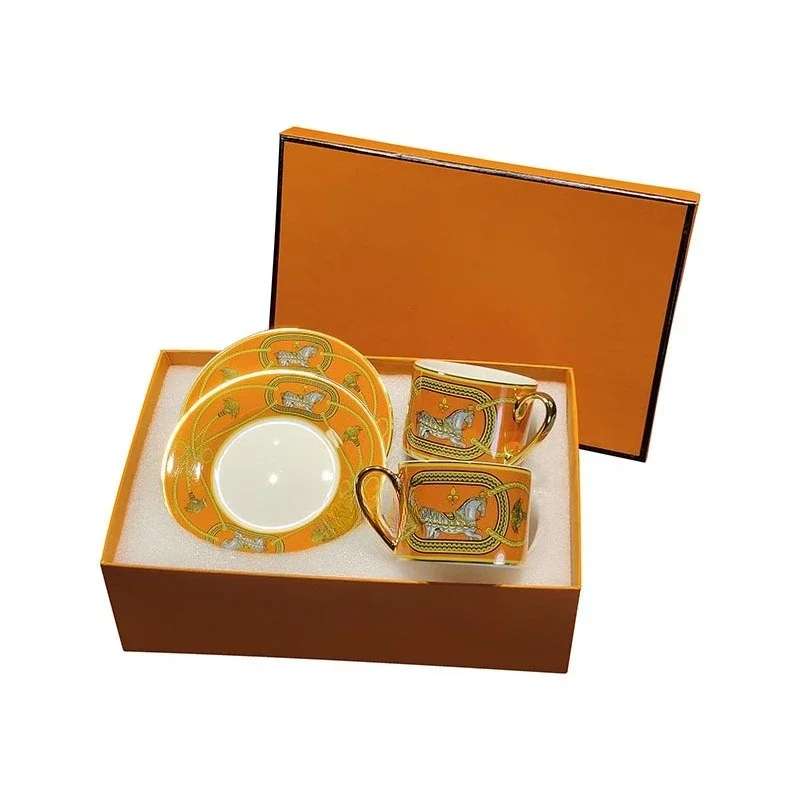 

Office mug retro bone china coffee household couple water cup, convenient, practical and durable