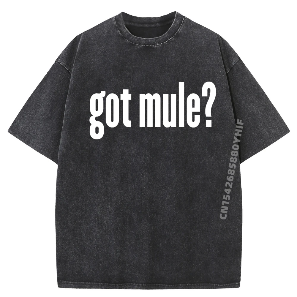 

Mule Got Mule Забавная футболка с рисунком Mule для мужчин и взрослых, футболки с принтом аниме, негабаритная стираная рубашка, мужская одежда