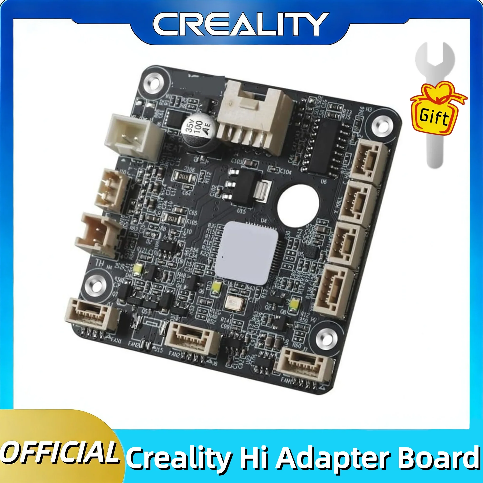 

Официальная плата-адаптер Creality Hi Hotend PCBA (модуль Breakout) – запасные части, совместимые с 3D-принтерами Creality Hi