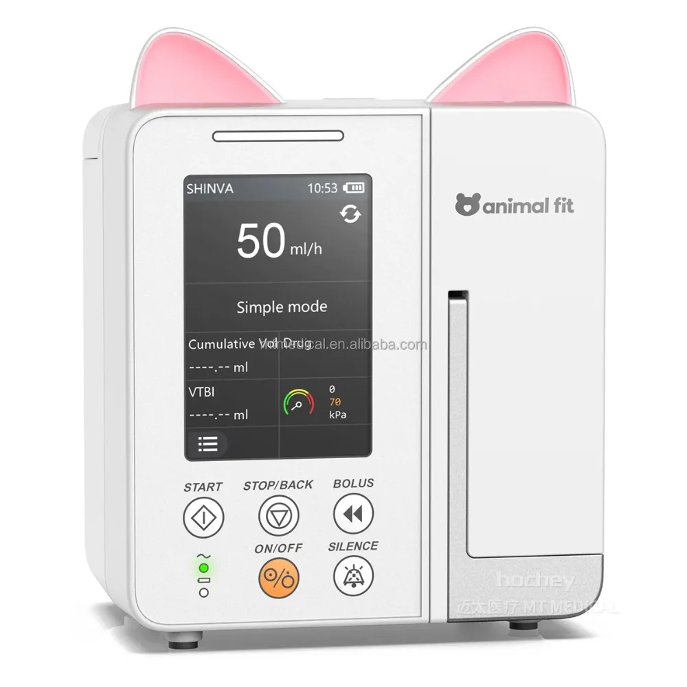 Large Volume Veterinary Infusion Pump Medical Veterinary Use Fluid Warmer Pet Infusion  Heating Infusion Pump for Vet Cat Dog