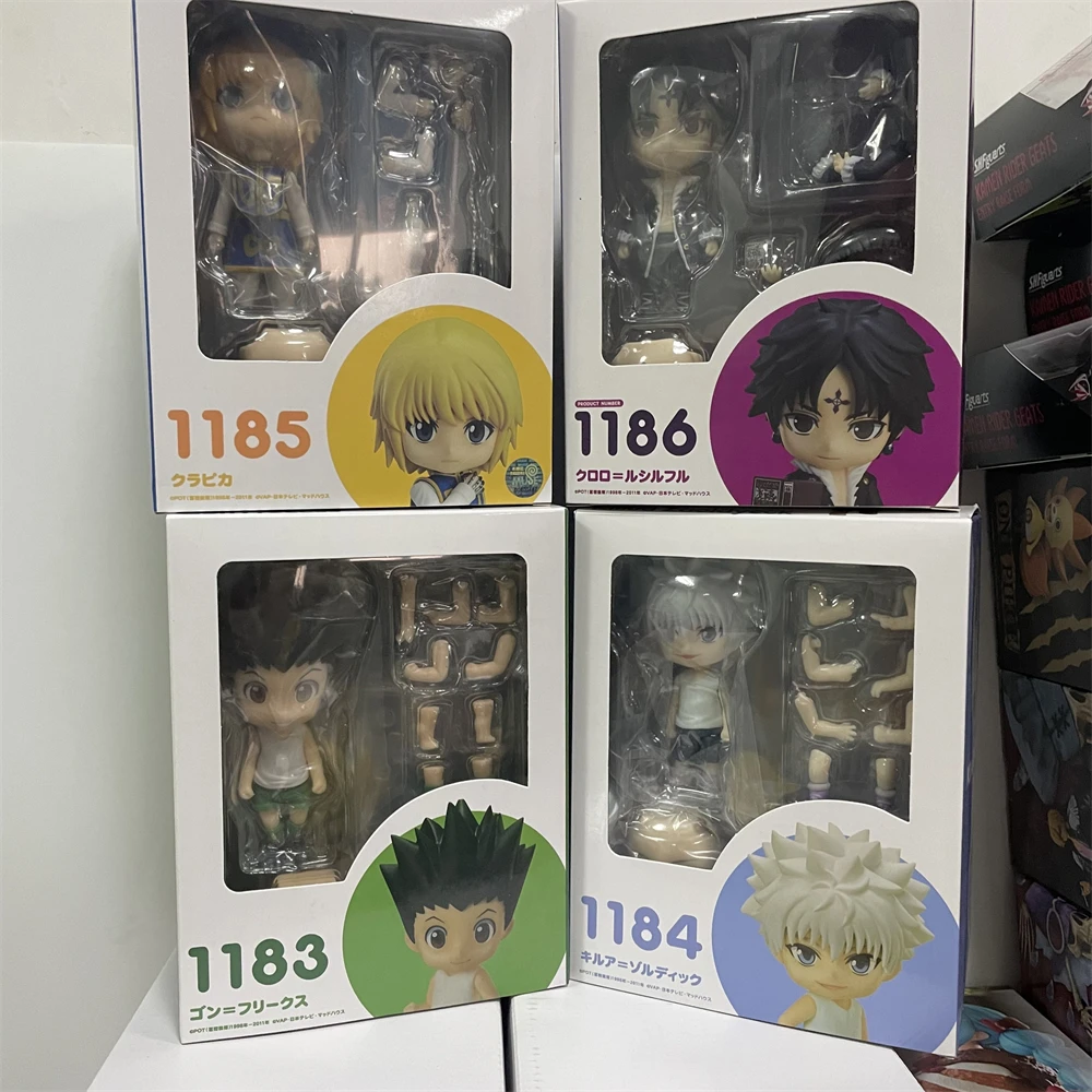 Hunter X Hunter-figuras de acción de PVC, Chrollo Lucilfer, n. ° 1186, Kurapika, 1185, Gon, 1183, Killua, Zoldyck, 1814