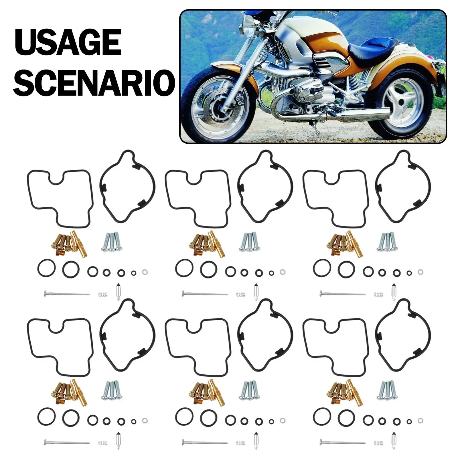 

Ремкомплект карбюратора для Honda GL1500C GL1500CT Valkyrie 1500, 1997-2003 гг.