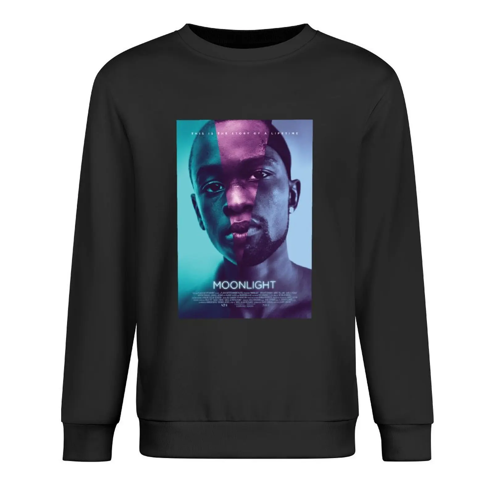 

Moonlight Poster Pullover men's winter sweater winter clothes autumn tracksuit men oversize sweatshirts