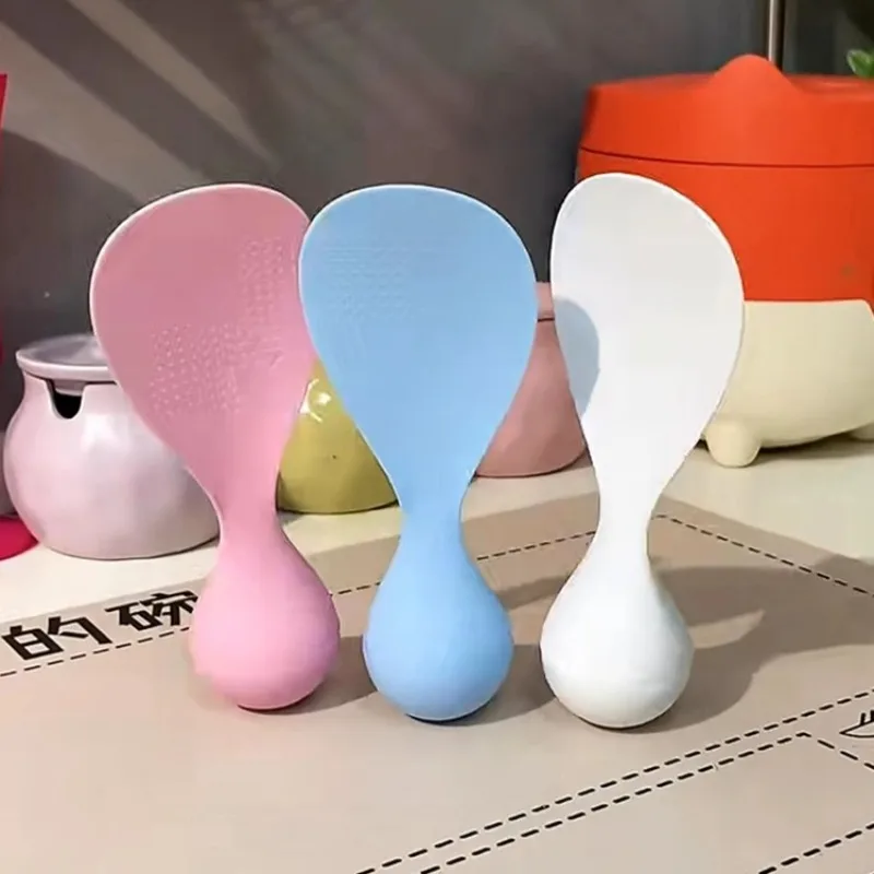 Creative Non Stick Rice Spoon Practical Kitchen Tools Tumbler Rice Scoop Food Grade High Temperature Resistance Scoops