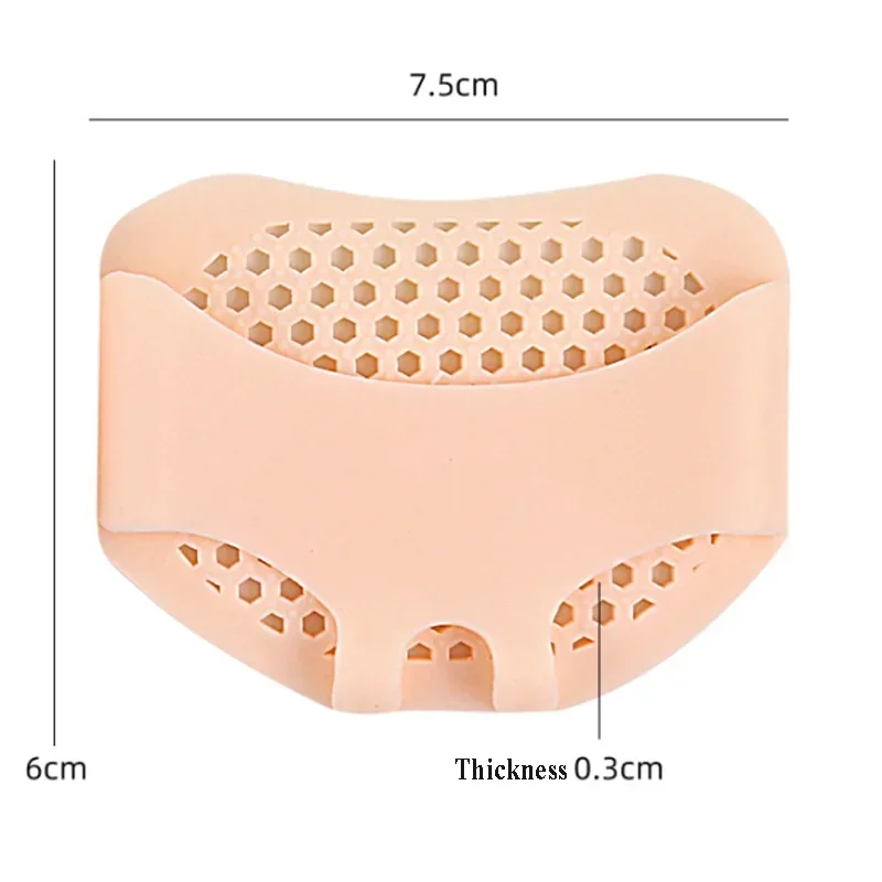 Plantillas de Gel de silicona, separador de dedos del pie, Protector ortopédico de pulgar Valgus, ajustador de juanete, Protector de Hallux, cojín para el cuidado de los pies, 2 uds.