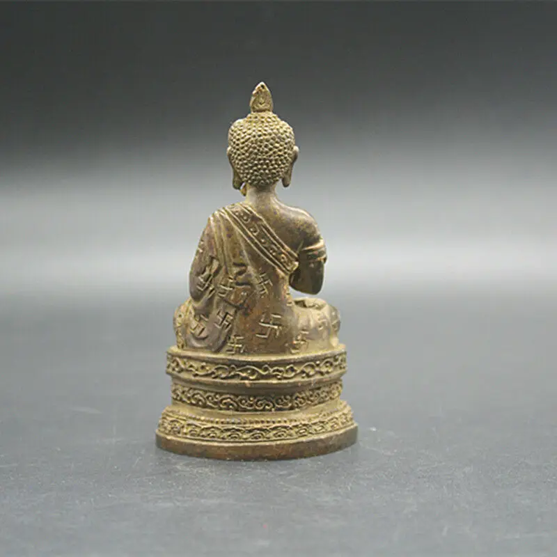 Beautiful Tibetan Bronze Buddhism Buddha statue Exorcism peace Feng Shui Statue