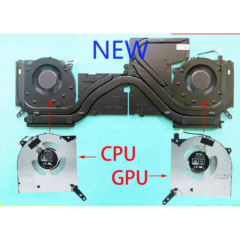 New for LENOVO Savior R9000P Y9000P Game This 2021 2022 2023 cooling module GPU cooling fan CPU cooling fan