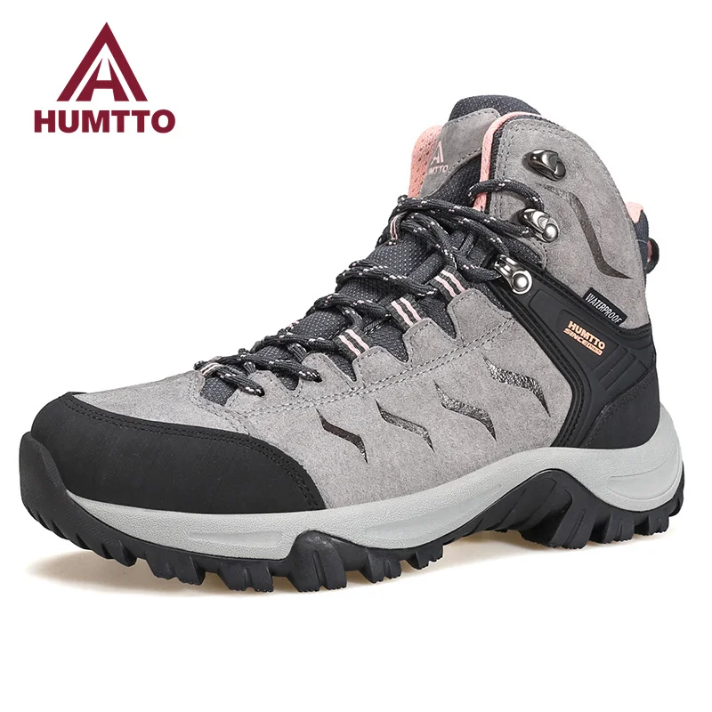 HUMTTO Shoes for Women Waterproof Sports Climbing Trekking Hiking Boots Womens New Outdoor Winter Luxury Designer Sneakers Woman