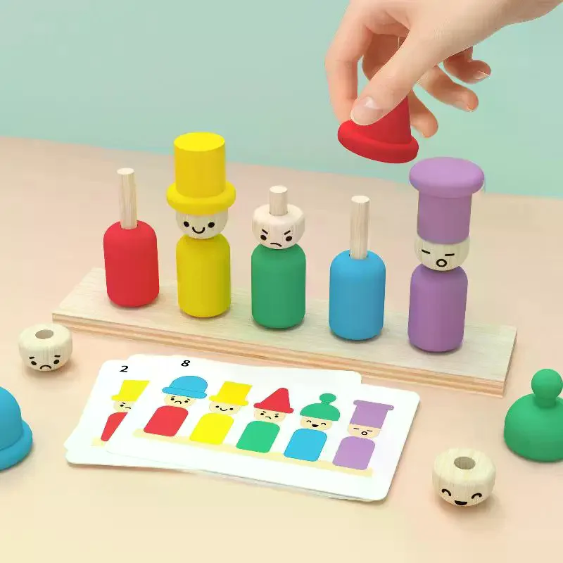 การศึกษาปฐมวัยสำหรับเด็ก: ตุ๊กตาขนาดเล็กแบบมอนเตสซอรี่, การแสดงสีสัน, การเรียงซ้อนดนตรี, ของเล่นฝึกการประสานงานระหว่างมือและตา