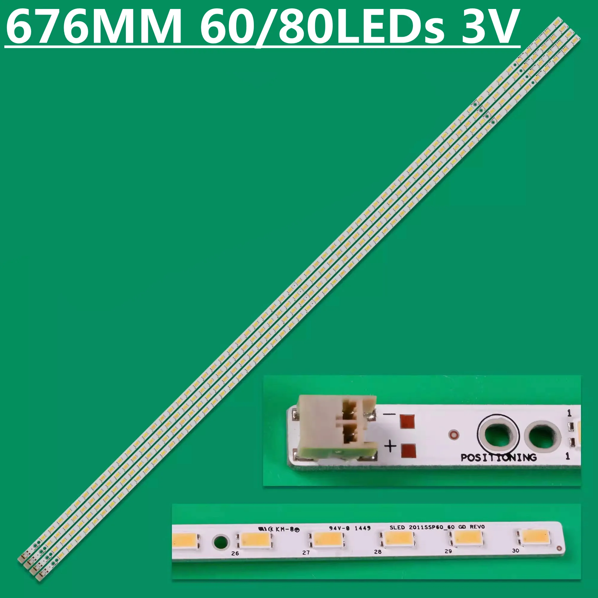 LED Backlight Strip 2011SSP60-60-GD-REV0 For LC-60LE630M LC-60LE830M 60LE635E 60LE635A LCD-60LX765A LCD-60LX830A LCD-60LX850A