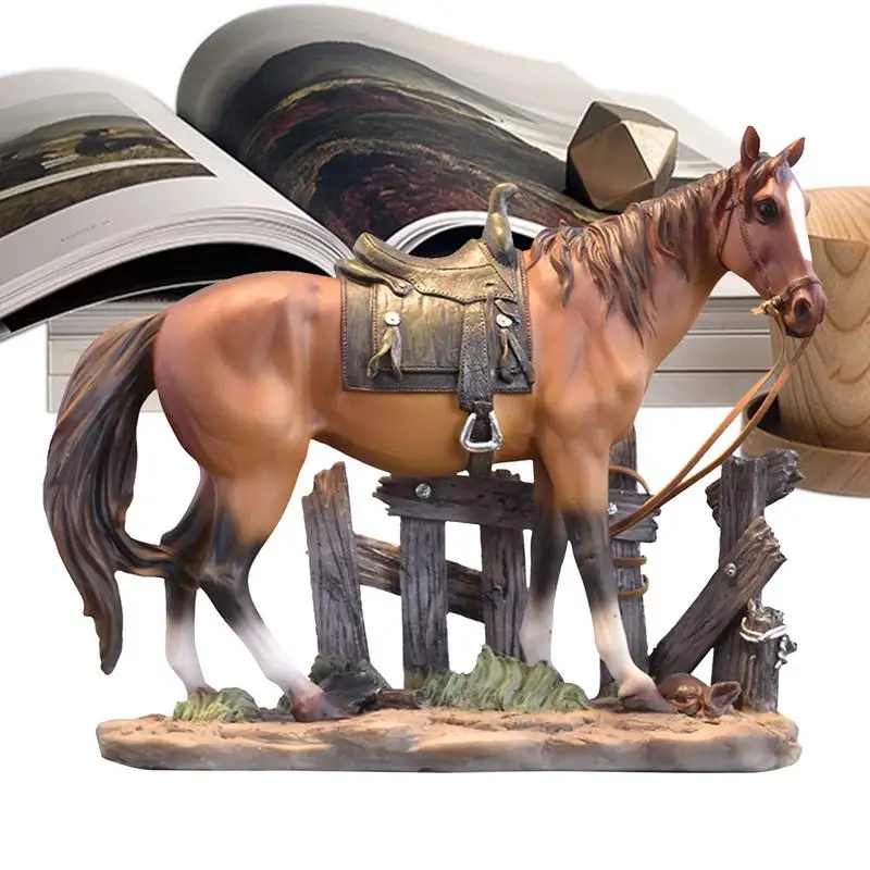 

Horse Sculpture Modern Art Figurine Horse Decoration Collectible Figurine Desk Ornament For Living Room Decoration