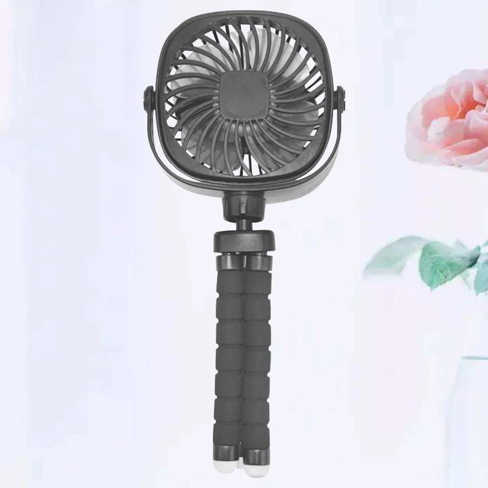 

USB Rechargeable Octopus Design Portable Cooling Fan 3 Wind Settings Quiet Operation for Home Office Dormitory Car Use