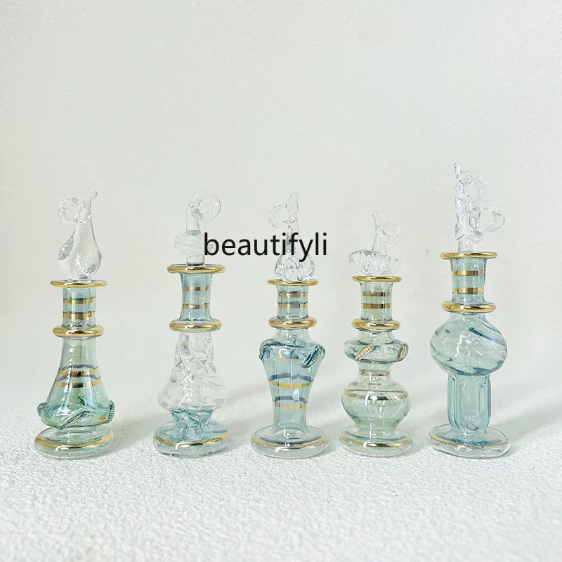 Egypt 5cm glass bottle, aromatherapy diffuser glass decoration, travel souvenir, birthday gift