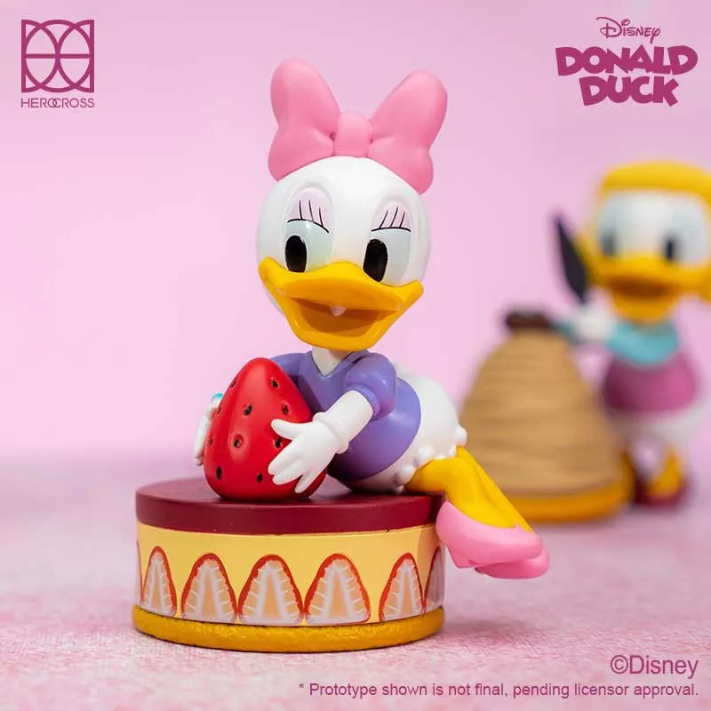 Herocross Donald Duck Daisy Dessert Party Series Ornaments Blind Box Hand-made Surprise Box Mysterious Box Toy Gift Collection