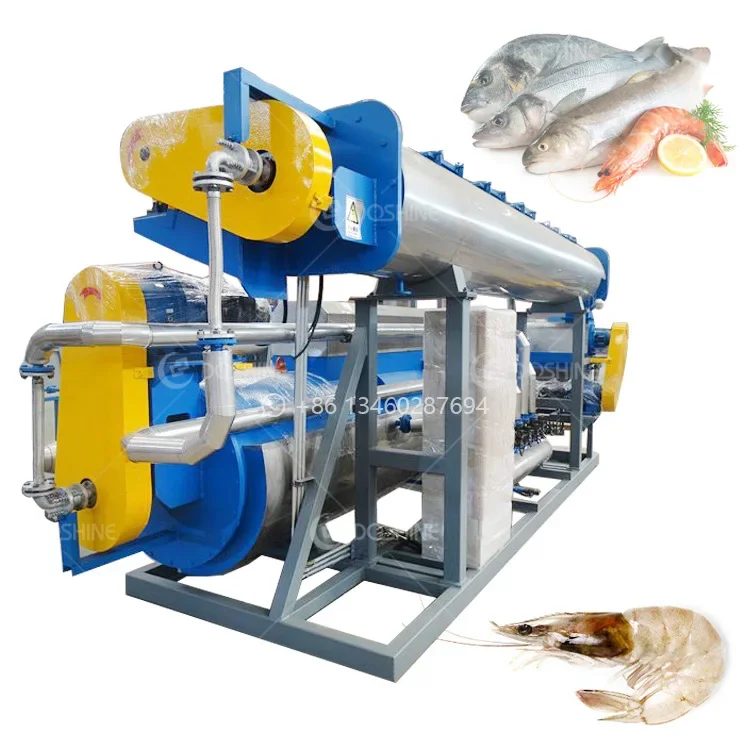 500kg/h Fish Meal Making Machine Fish Flour Plant Fish Waste Processing Machine