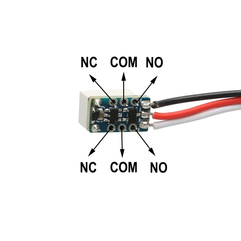 RC 모델 항공기용 병렬 전류 전자 릴레이 스위치, PWM 서보 신호 입력 제어 모듈 지지대, 5V-10V 리시버, 2A