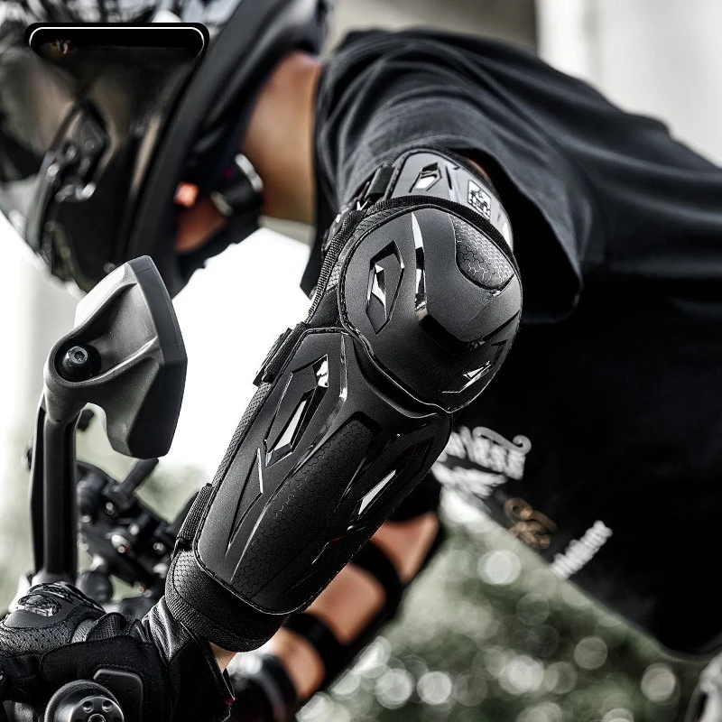 Motorcycle knee pads and elbow pads four-piece CE2 riding set
