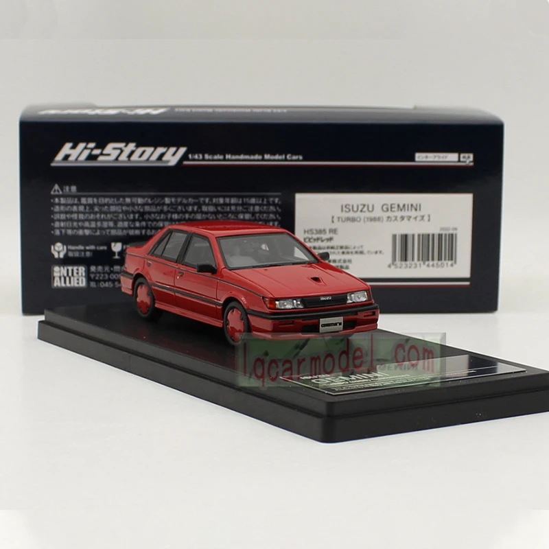 الأصلي 1:43 مقياس GEMINI توربو 1988 محاكاة الراتنج نموذج سيارة عرض ثابت تحصيل لعبة هدية تذكارية الديكور