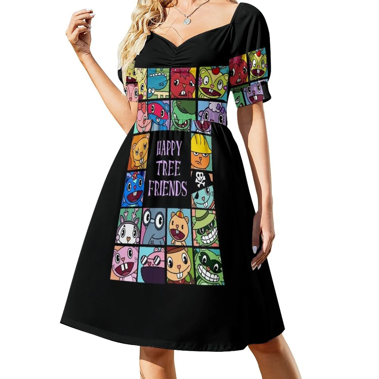 

Happy Tree Friends Short-Sleeved Dress clothing women summer 2025 evening dress ladies women clothes long dress women summer