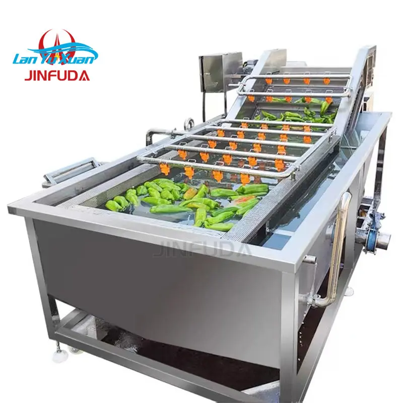 High Quality Vegetable and Fruit Washing Machine Commercial Potato Tomato Washing Machine