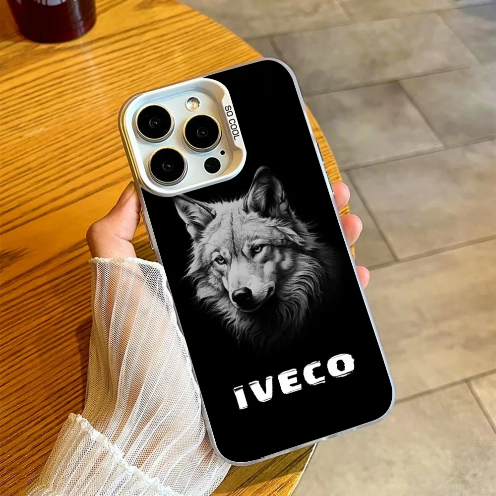 Fashion iPhone Case Iveco Phone Case for Apple iPhone 15 Pro Max 16 Pro 14 Pro 13 12 11 Pro Max 14 Plus Protective TPU Cover