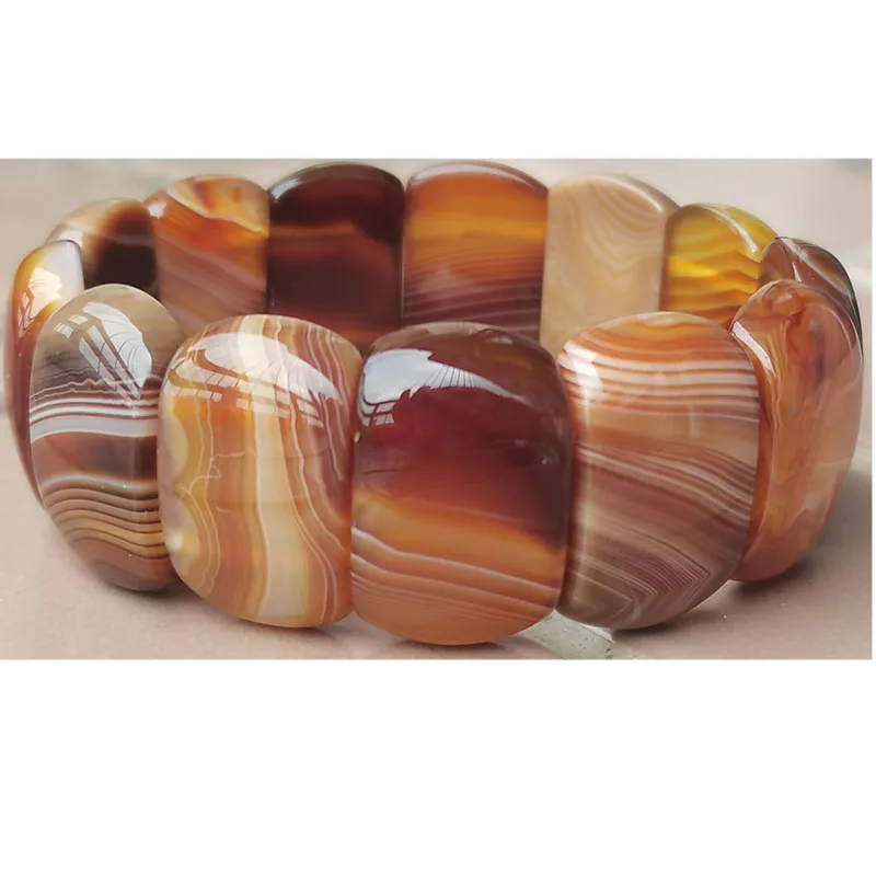 Carnelian Tiger Eye Crystal Rhodorite Jaspe Avenutinre  Art Women Men Beads  Bracelet  WFH1226