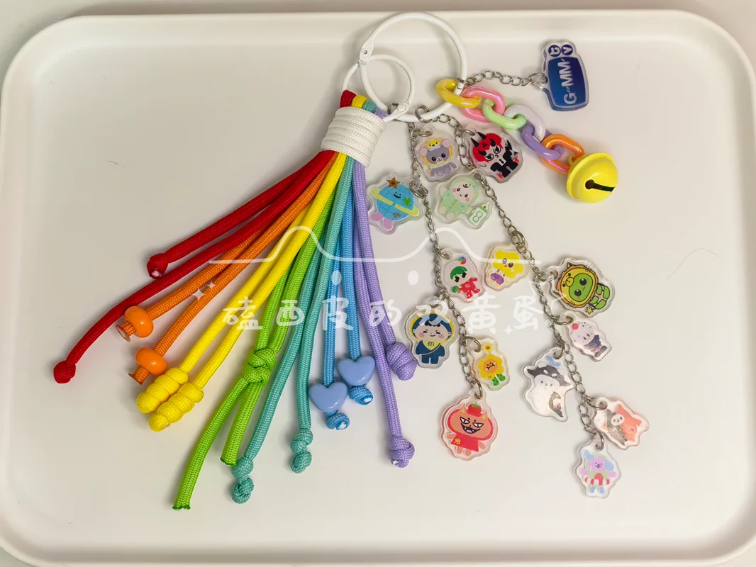 

Handmade Gmm Thai Star Pondphuwin Joongdunk FirstKhaotung Jimmy Sea Junior Mark Bag Decoration Accessories Bag Pendant Keychain
